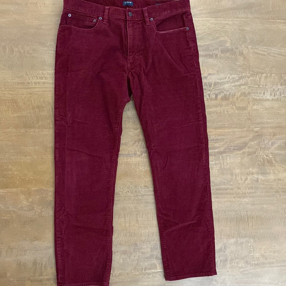 Men’s J. Crew Mercantile Straight-Fit Corduroy Pants, 34/30